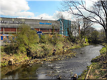 SK3390 : River Don, Hillsborough Stadium by David Dixon