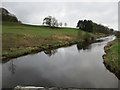 River Ribble upstream from Halton Bridge