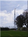 TM3872 : Sibton Green Wind Turbine by Geographer