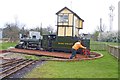 TG3018 : Steam Locomotive on Turntable at Wroxham by Mike Smith