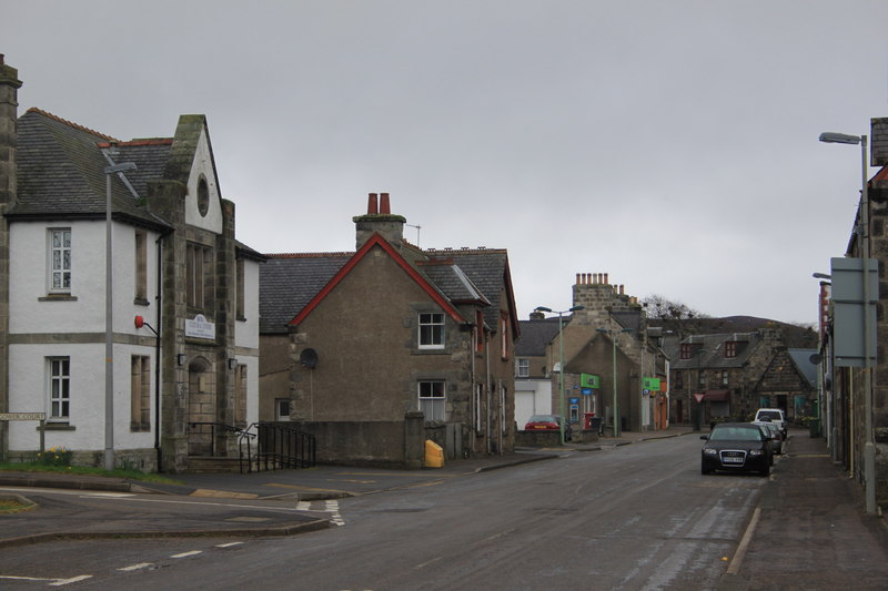 Brora on a miserable Easter Sunday 2012 © Roger Davies cc-by-sa/2.0 ...