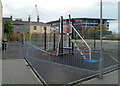 ST3187 : Children's play area, Dumfries Place, Newport by Jaggery
