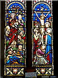 SK2758 : Stained glass window, Bonsall Church by Andrew Hill