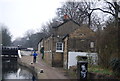 Canalside building, Old Ford Lock