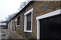 Canalside building, Old Ford Lock