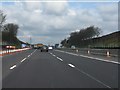 M1 motorway in cutting near Dunstable