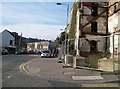 Ruined building in Edward Street