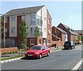 New housing in the central part of Mariners Quay, Newport