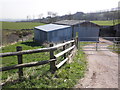 Farm buildings, near Old Stowey Wood