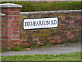 Dumbarton Road sign