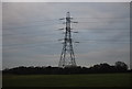 Pylon on the path on Fordwich