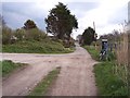 Lydiate Station Road crosses Trans Pennine Trail