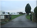 Entrance to caravan park