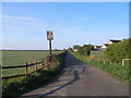 Bridleway towards Thorpe Salvin