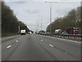 M1 motorway in cutting north of Rothersthorpe