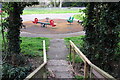 Playground seen from the Railway Walk