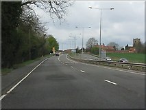 SP3874 : A45 approaching Ryton-on-Dunsmore by Peter Whatley
