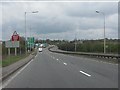 View north from Ryton Bridge, A45