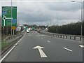 A45 approaching Tollbar End junction