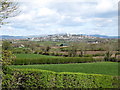 View north-eastwards across farrmland towards Rathfriland