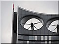 Wind turbine on the Strata tower