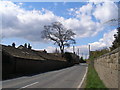 The road through Emley Woodhouse