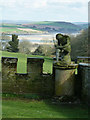 Contemplative statue, Prideaux Place