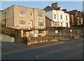 Fenced-off property, South Road, Caernarfon