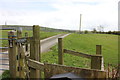 Kissing gate on the path to The Hollins