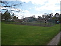 SO3638 : Tennis court at Poston Lodge Farm near Peterchurch by Jeremy Bolwell