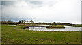 A bridge over a fishing pond off Prospect Lane