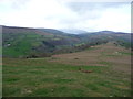 Descending Twyn y Gaer in the Black Mountains