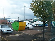J3273 : Ulsterbus tours bus park at Glengall Street Depot by Eric Jones
