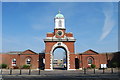 Clock tower entrance to St Vincent College