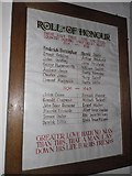 SU9347 : St John the Baptist, Puttenham: Roll of Honour by Basher Eyre