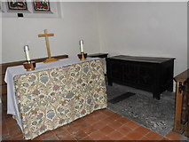 SU9347 : St John the Baptist, Puttenham: side altar by Basher Eyre