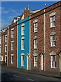 Blue house in York Road