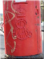 Edward VII postbox, Bruce Road / Hazeldean Road, NW10 - royal cipher