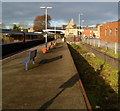 Former bay platform at Stroud railway station