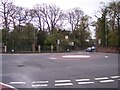 SJ4187 : The five ways roundabout at Woolton by Raymond Knapman