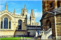 SP5106 : Oxford University: Entrance to The Radcliffe Camera by Mr Eugene Birchall