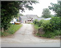 Entrance to New House Farm, Llangybi