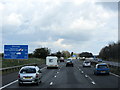 Approaching junction 10 on the M56