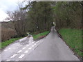 SJ1743 : The lane to Corwen and a bridleway by John Haynes