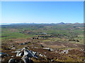 Looking towards Garndolbenmaen from the summit of Graig-y-garn