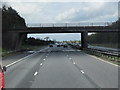 The M56 goes under Pillmoss Lane Bridge