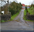 Entrance road to Woodland Farm, Senghenydd