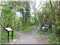 Entrance to Buriton Chalkpits Local Nature Reserve