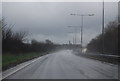 TQ7286 : A wet and grey A13 by N Chadwick