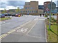 NY9463 : Cycle path, Hexham Hospital by Oliver Dixon